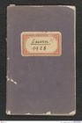 Seite 1, Tagebuch "Ossarn 1928" (NHMW-PRAE-BBB-21)